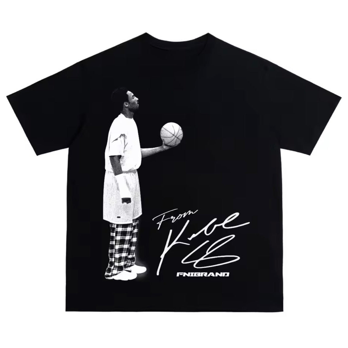 Kobe White T