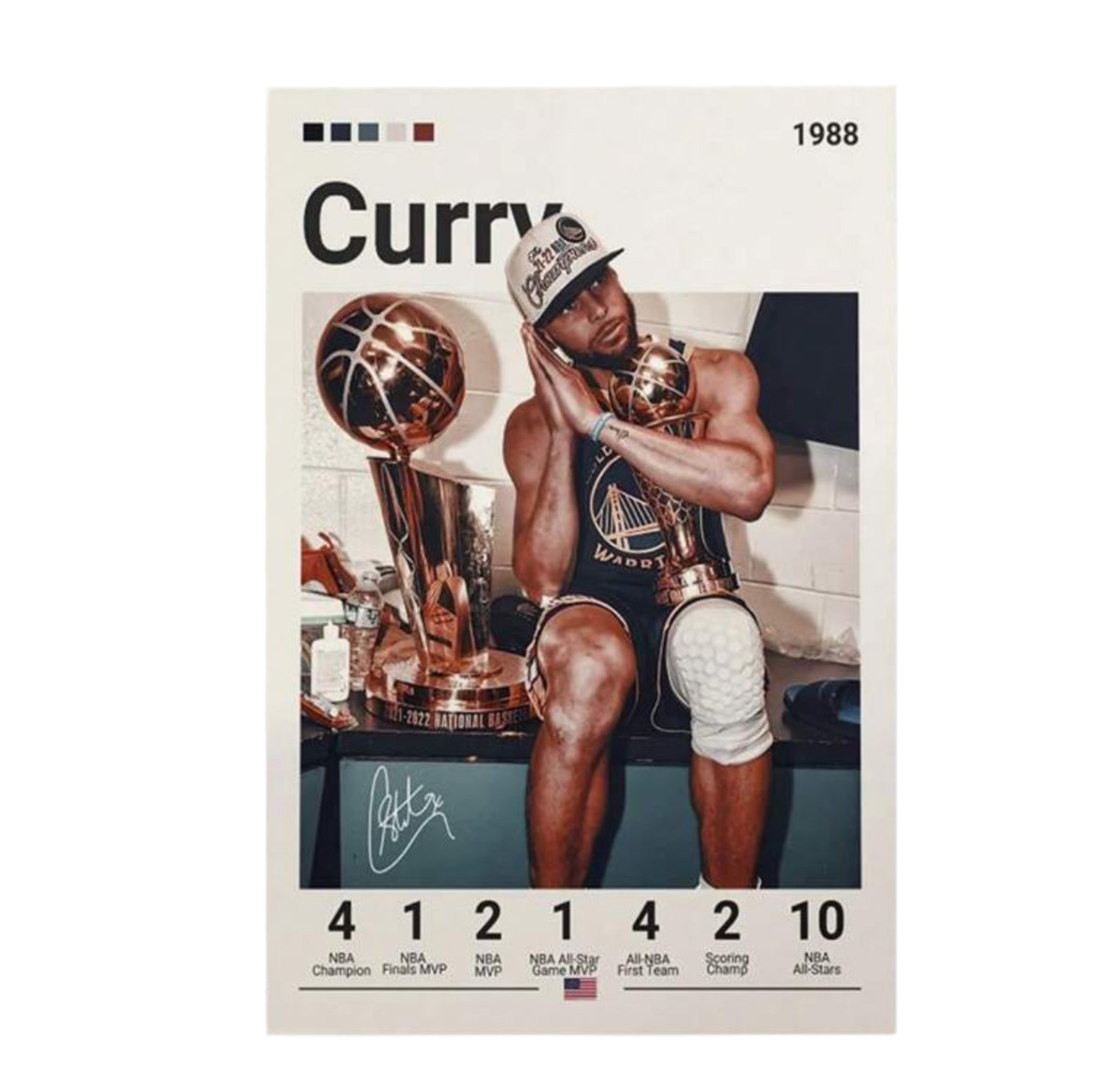 Framed Curry Poster