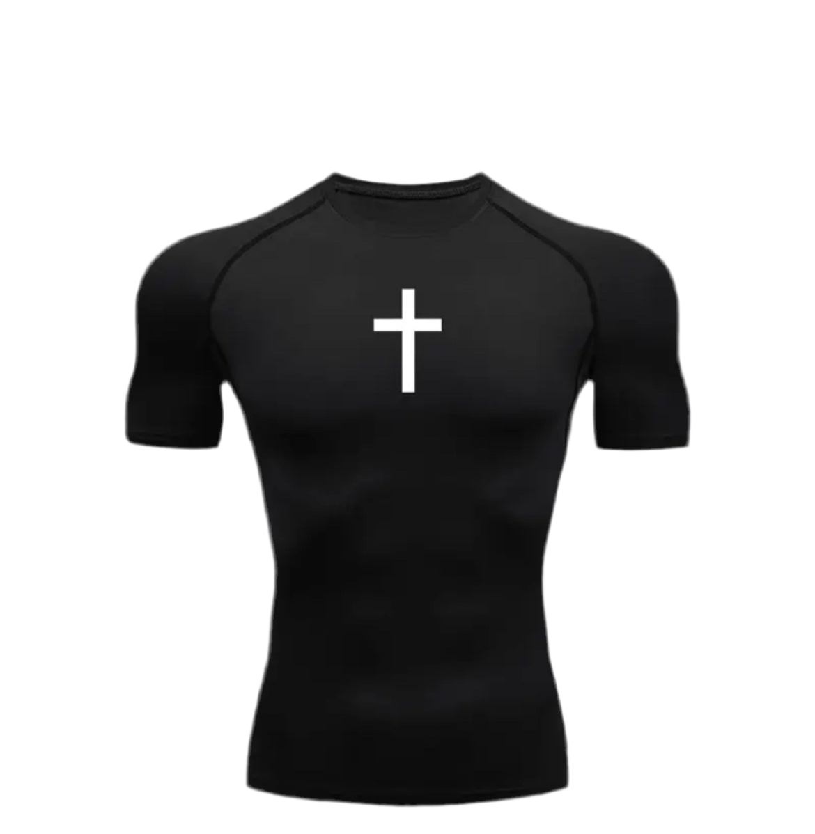 Cross Black Compression T