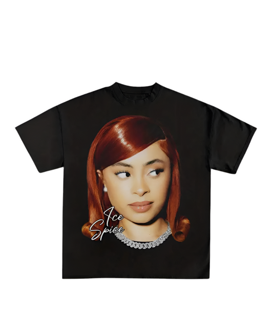 Ice Spice Black Graphic T