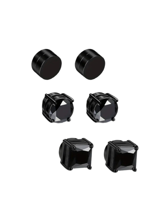 Black Magnetic Earrings