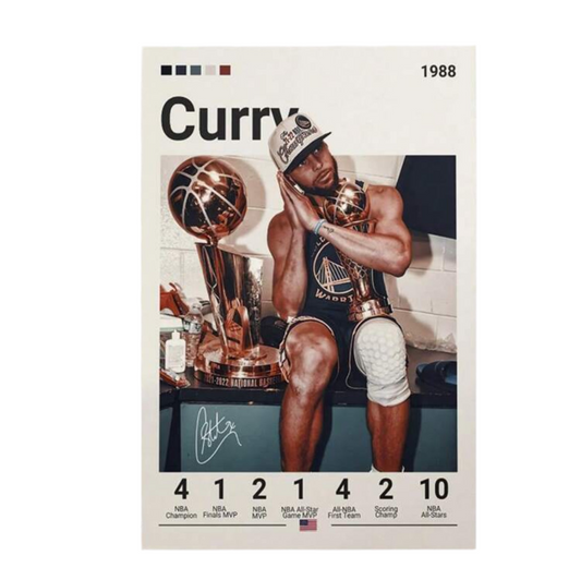 Framed Curry Poster